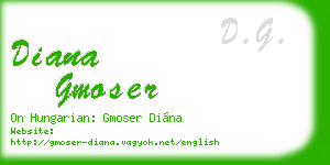 diana gmoser business card